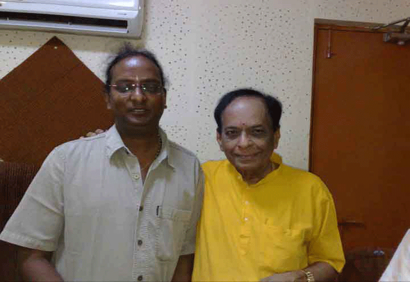 With Dr. M. Balamuralikrishna